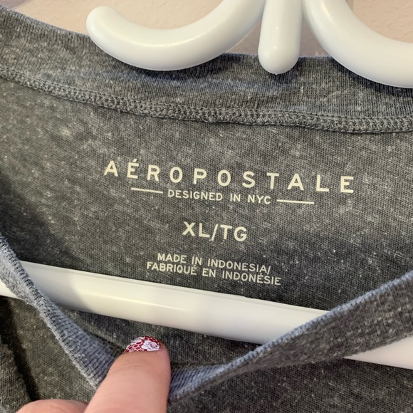 🧡3/$30 Aeropostale Cropped T-Shirt size XL - Picture 4 of 5